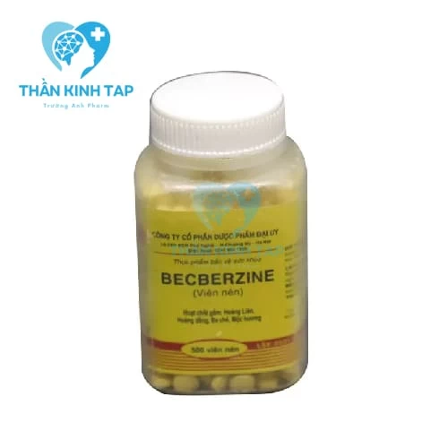 Becberzine (Viên nén)  - Hỗ trợ điều trị các bệnh về đường tiêu hóa